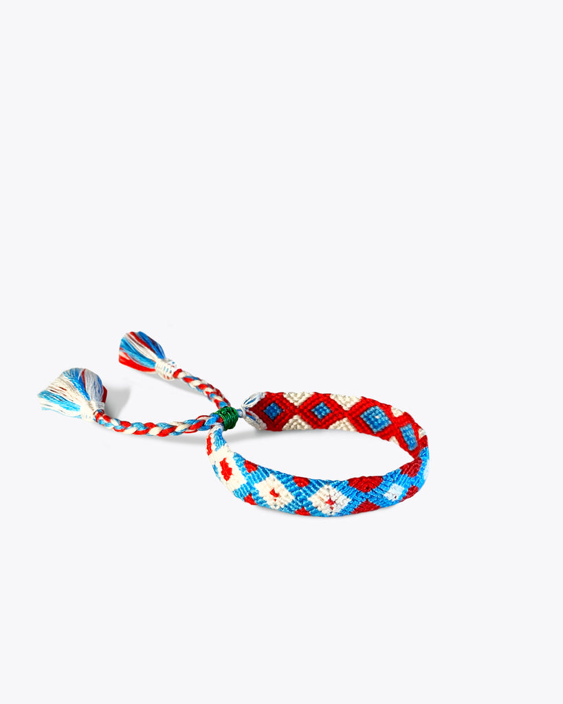 CYAN WHITE RED