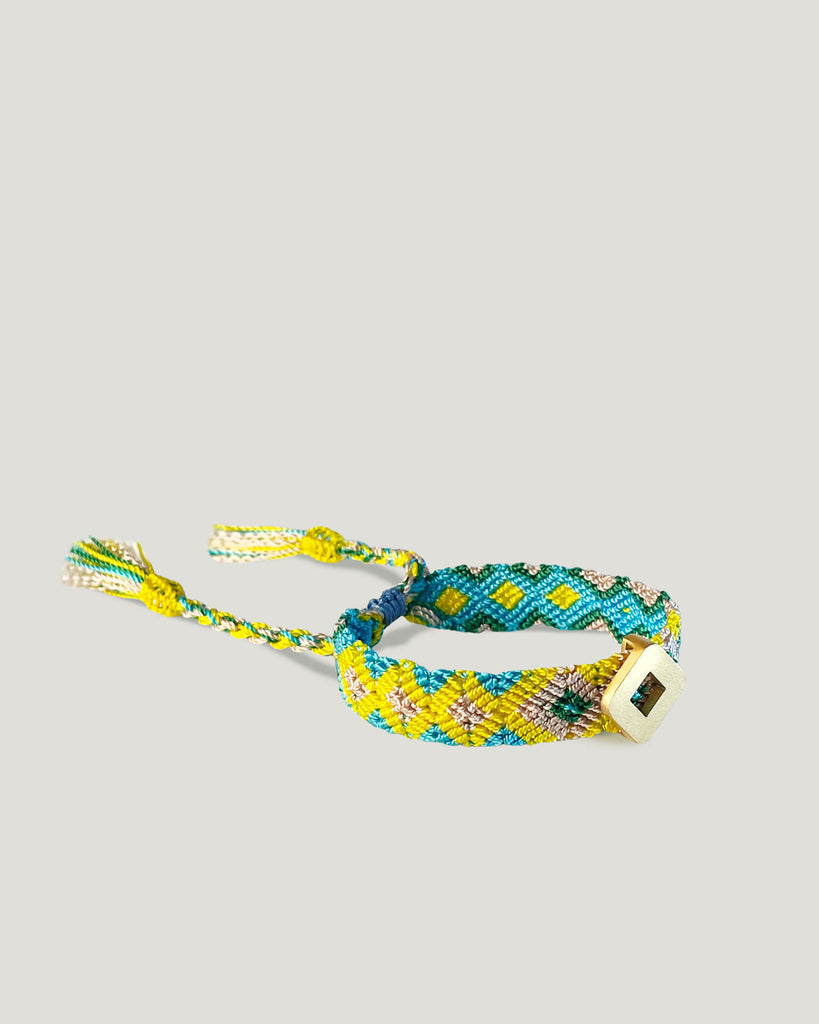 CYAN, YELLOW, BEIGE & GREEN