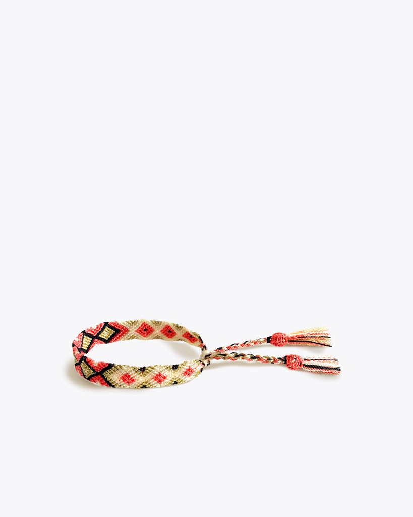 CORAL, GOLD & BLACK