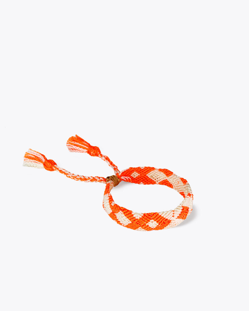 FLURO ORANGE & CREAM