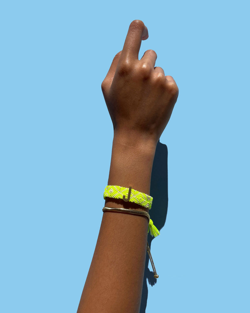 FLURO YELLOW & CREAM