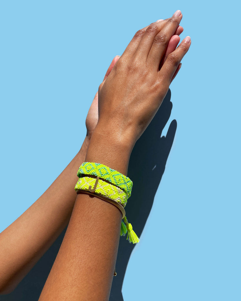 FLURO YELLOW & CREAM