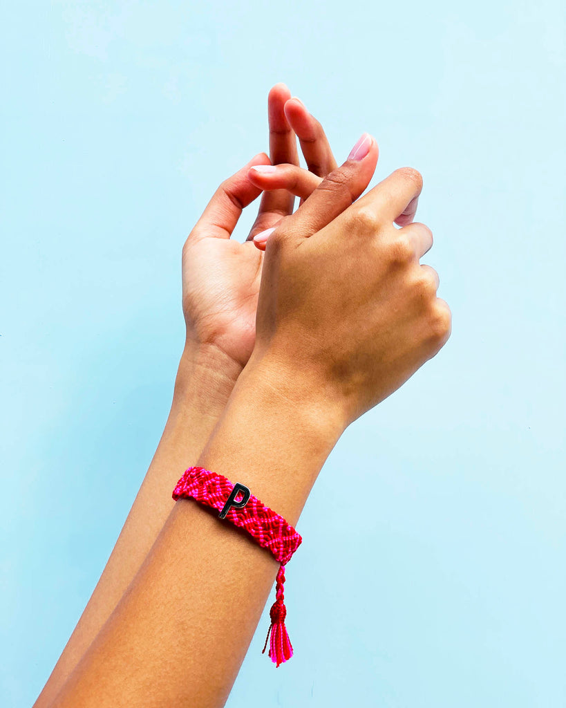 RED & FLURO PINK