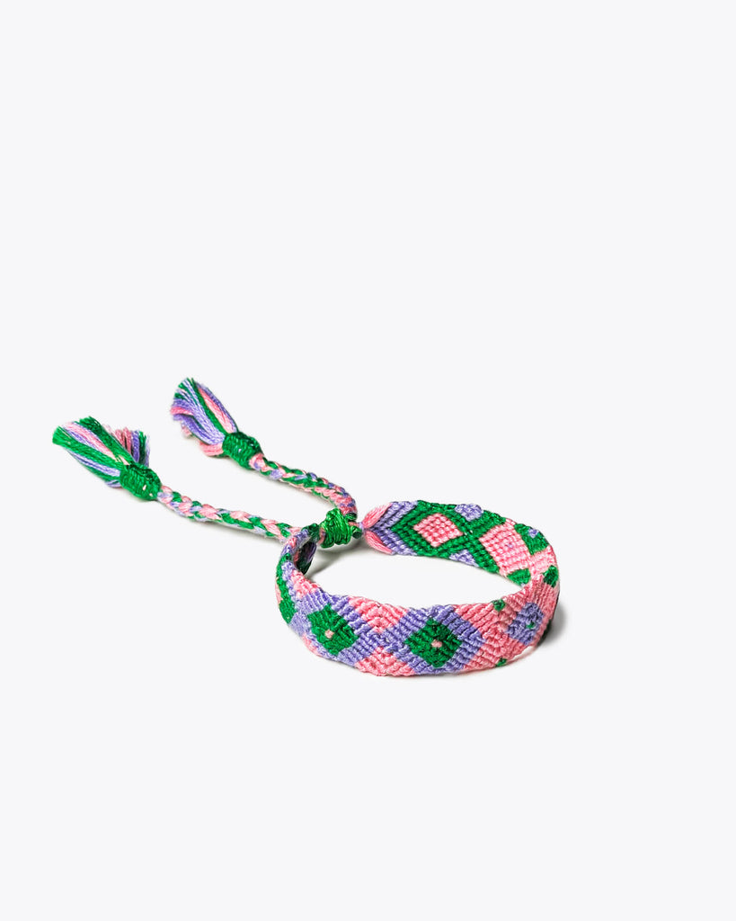GREEN, LAVENDER & PINK