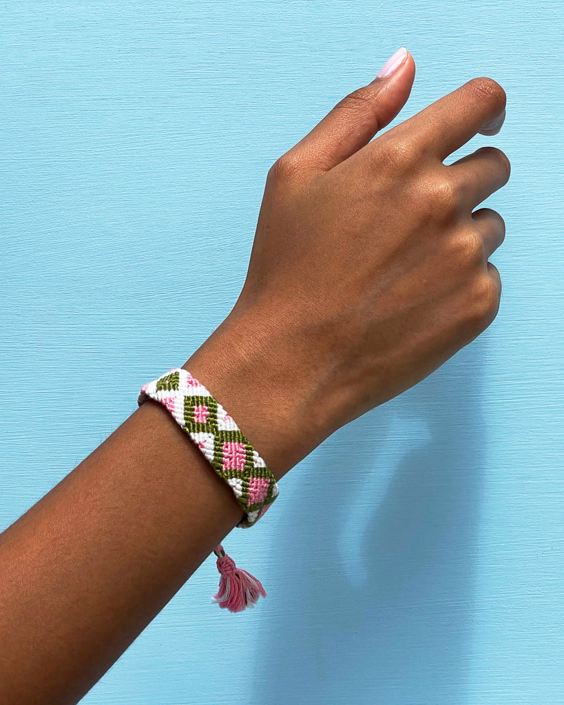 PALM, CREAM & PINK