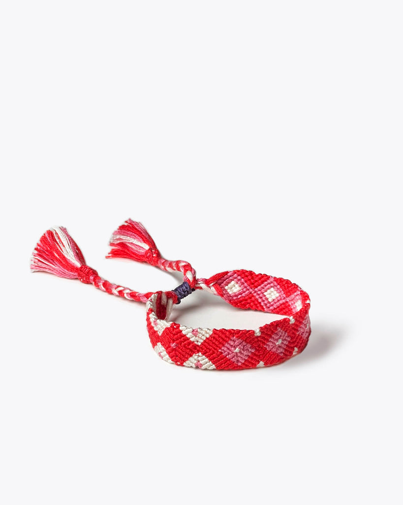 BRIGHT RED & CREAM