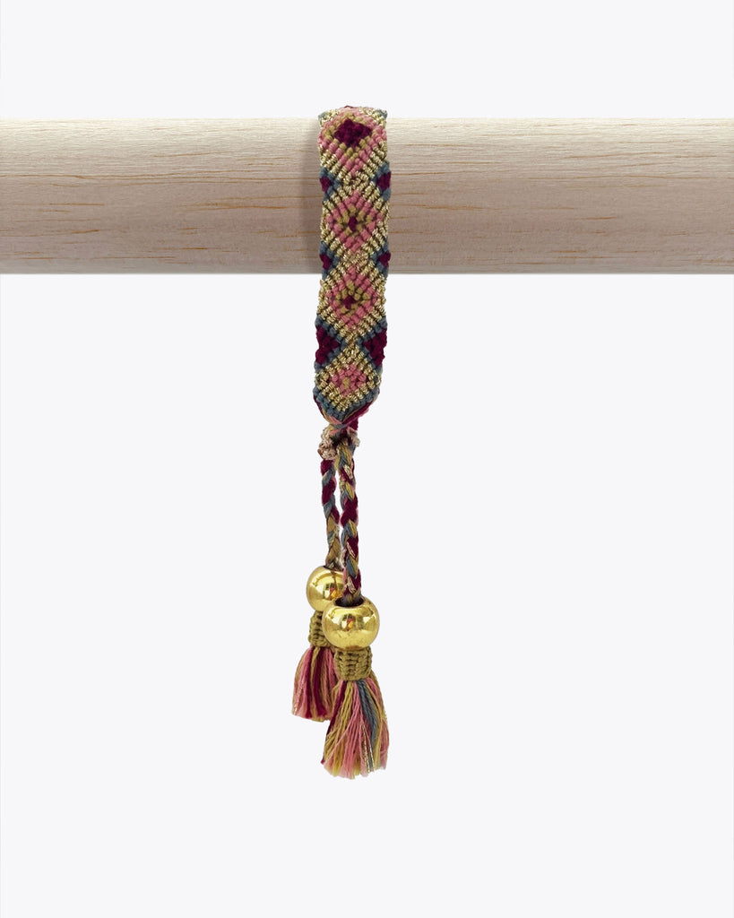 MAROON GOLD DUSKY PINK DENIM