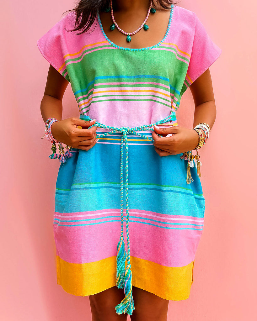 GREEN CYAN PINK MANGO